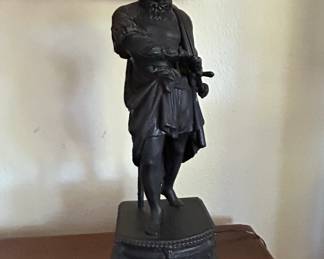 Vintage Figural Table Lamp  Cavalier second image
