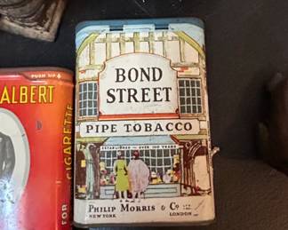 Vintage Prince Albert Crimp Cut and Bond Street Pipe Tobacco Tins second image