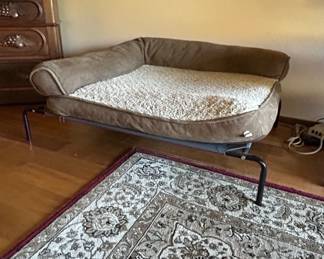 Veehoo Cooling Elevated Dog Bed with Removable Bolster