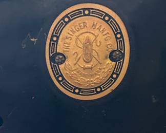 Vintage Singer K Sewing Machine in DropLeaf Cabinet third image