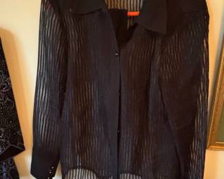 Alex Evenings Petite Beaded Floral Jacket