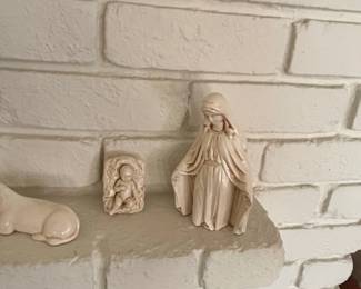 Vintage Holland Mold Ceramic Nativity Set