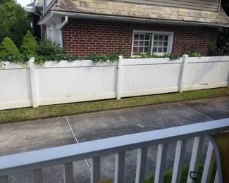 Vinyl fence