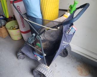 Beach cart & beach supplies