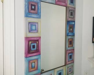 Large wall mirror