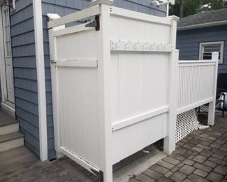 Vinyl shower surround