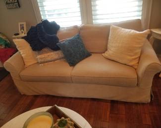 Pottery Barn couch matches loveseat/sleeper sofa