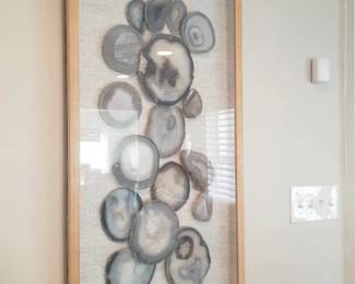 Geodes under glass