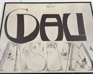 Decorative "Dali Museum" print