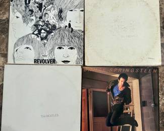 Vinyl records by popular musicians and bands.