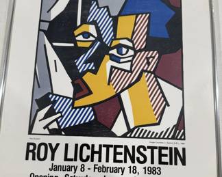 Roy Lichtenstein exhibition poster