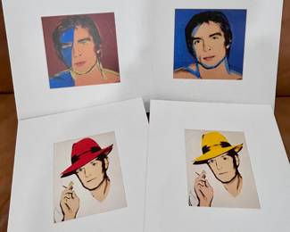 Total of 6x Andy Warhol Off set lithograph prints