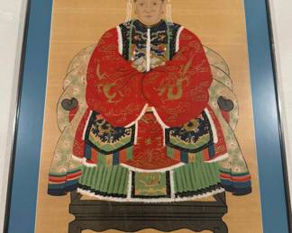 Chinese female/wife ancestor portrait
