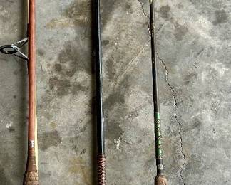 Vintage fishing rods