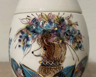 Sascha Brastoff California decorative trinket egg