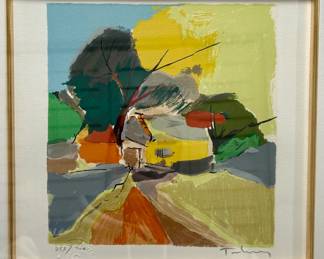 Signed & numbered lithograph print by Itzchak Tarkay- 253/300