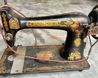 Antique Singer sewing machine