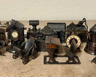 Durham Industries cast iron miniatures.