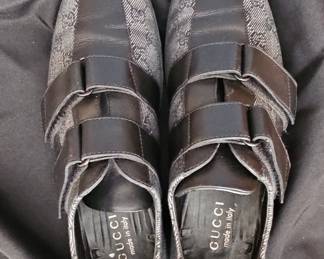 Gucci Men's GG Monogram Velcro Strap Sneakers