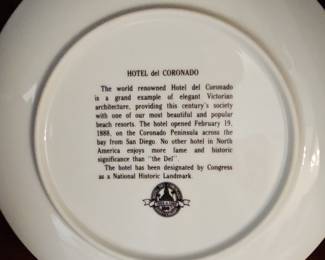 Hotel del Coronado 1888-1988 Centennial Commemorative Plate - Limited Edition #6/5000 by Sue T. McNary