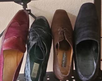 Collection of Men's Designer Shoes: Gucci, Salvatore Ferragamo, and others