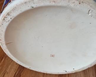 Large Japanese Satsuma-Style Decorative Floor Vase