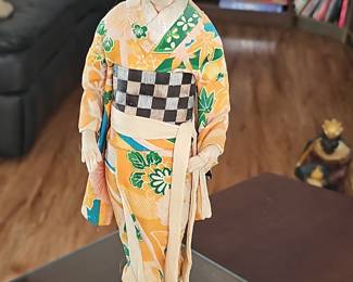 Vintage Japanese Geisha Display Doll