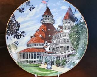 Hotel del Coronado 1888-1988 Centennial Commemorative Plate - Limited Edition #6/5000 by Sue T. McNary