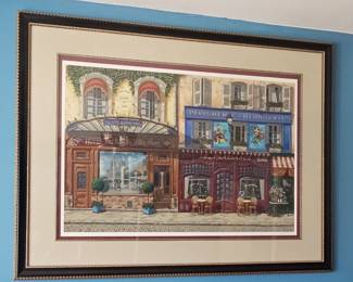 Liudmila Kondakova Limited Edition Serigraph "Les Rives De Notre Dame"