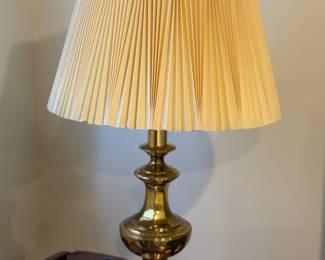 Traditional brass lamp
