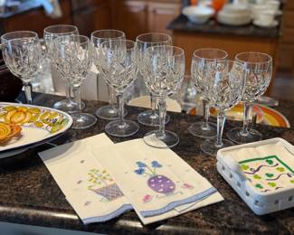 Crystal stemware