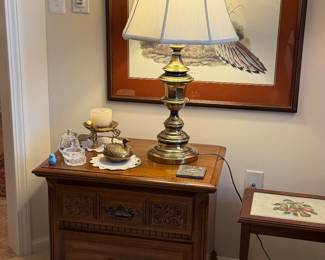 Traditional brass lamp