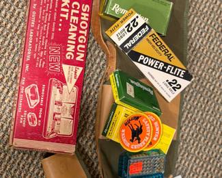 Shot gun cleaning kit ammunition gun supplies
