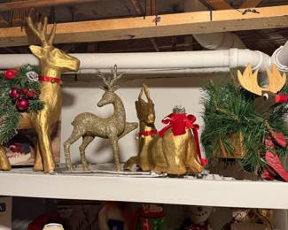 Christmas reindeer decor