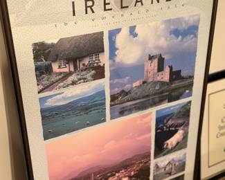Ireland. Travel poster.