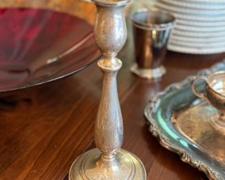 Silver candlestick