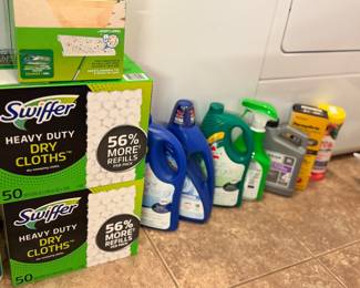 Cleaning chemicals and swiffer cloths