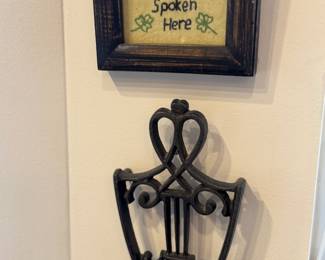 Cast iron trivet