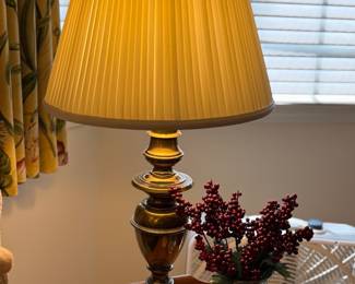 Traditional brass lamp