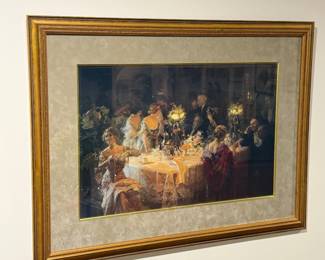 Victorian ladies wall art