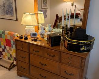 Excellent condition, mirror and dresser