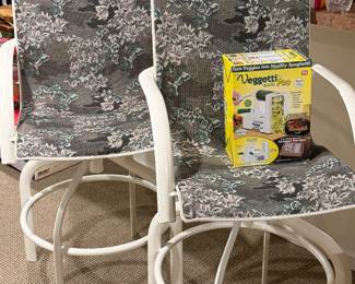 High top chairs patio