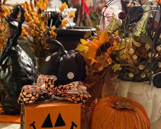 Halloween and fall decor