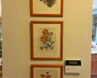 Floral wall art
