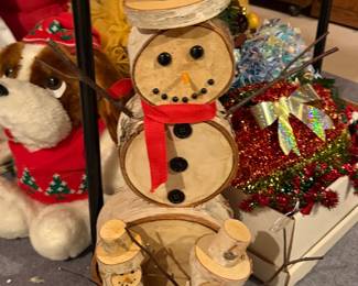 Winter snowman decor