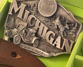 Belt buckle Michigan