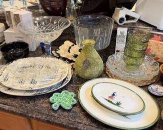 Dinner, platters, and servingware