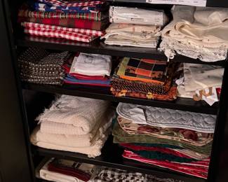 Linens, table cloths, napkins