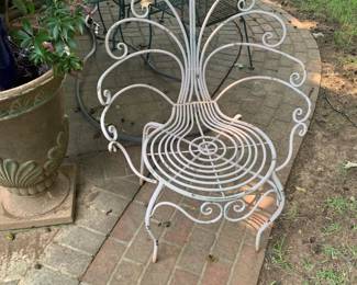 #233	Decorative Metal Chair	 $40.00 			