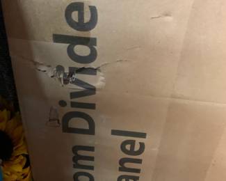 #202	4 Panel Room Divider New in Box	 $30.00 			